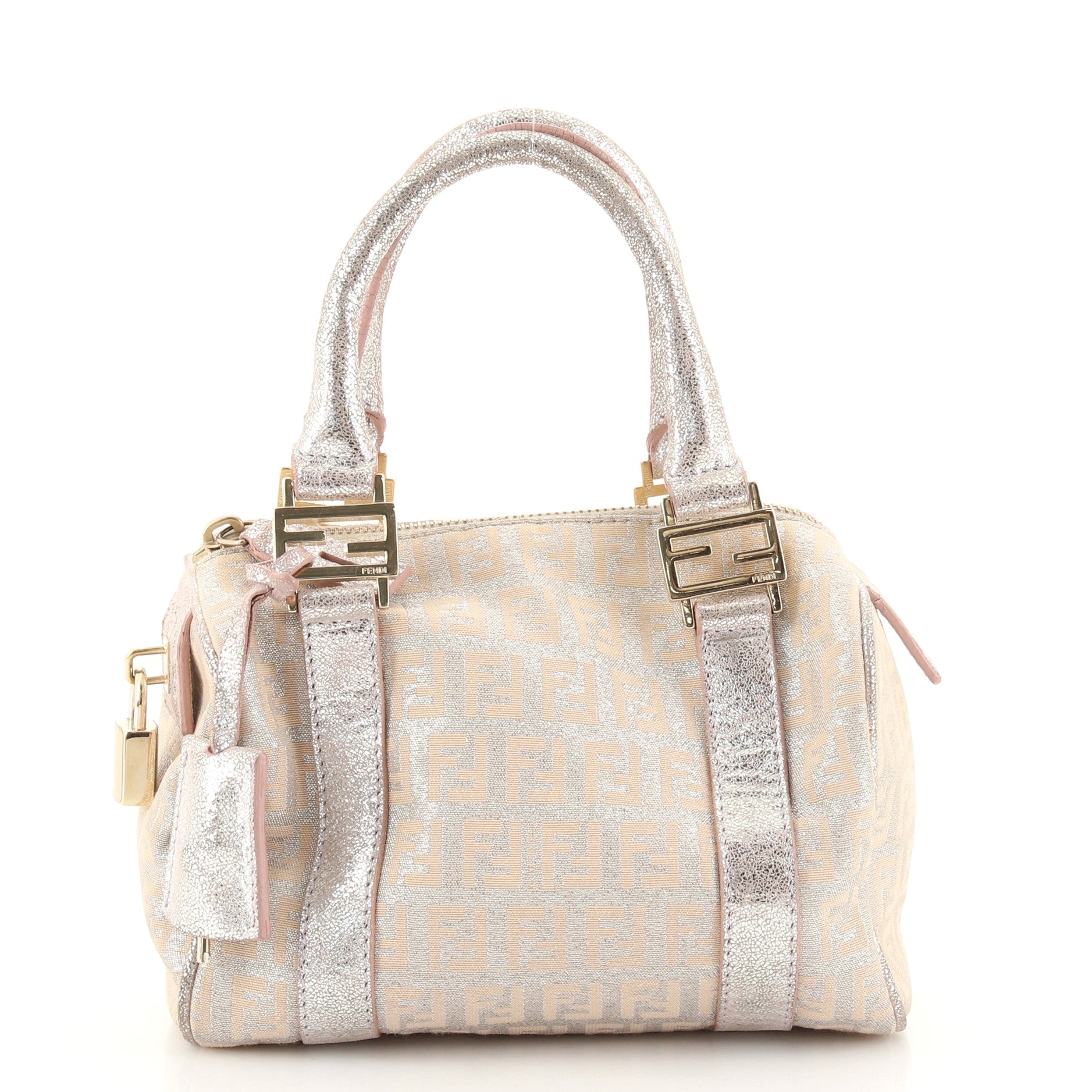 Boston Bag Zucchino Lurex Canvas Mini