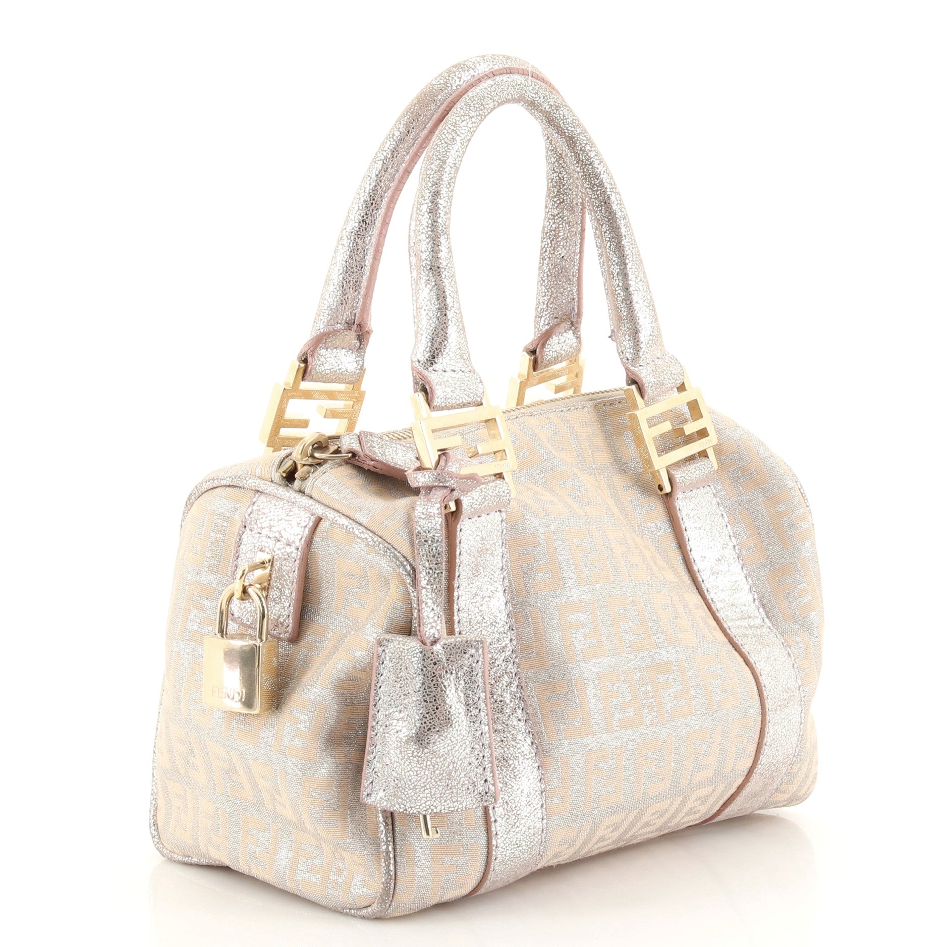 Boston Bag Zucchino Lurex Canvas Mini