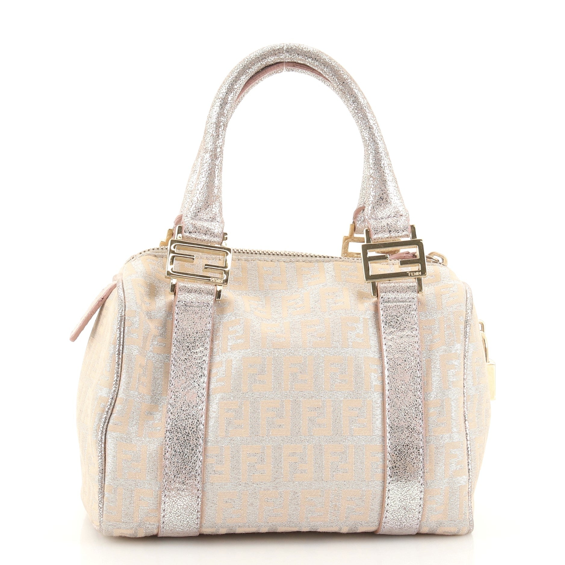 Boston Bag Zucchino Lurex Canvas Mini