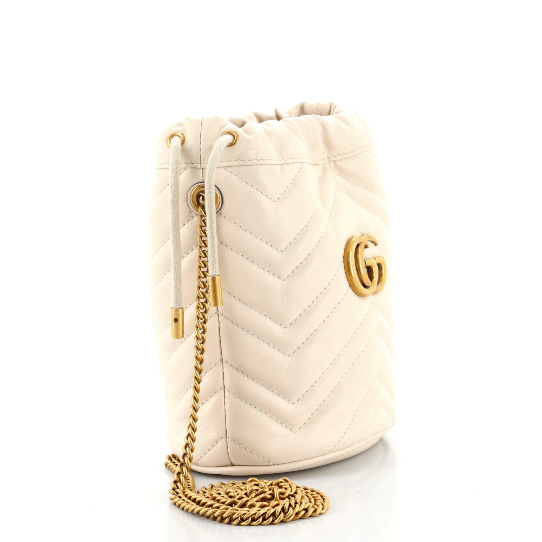 GG Marmont Bucket Bag Matelasse Leather Mini