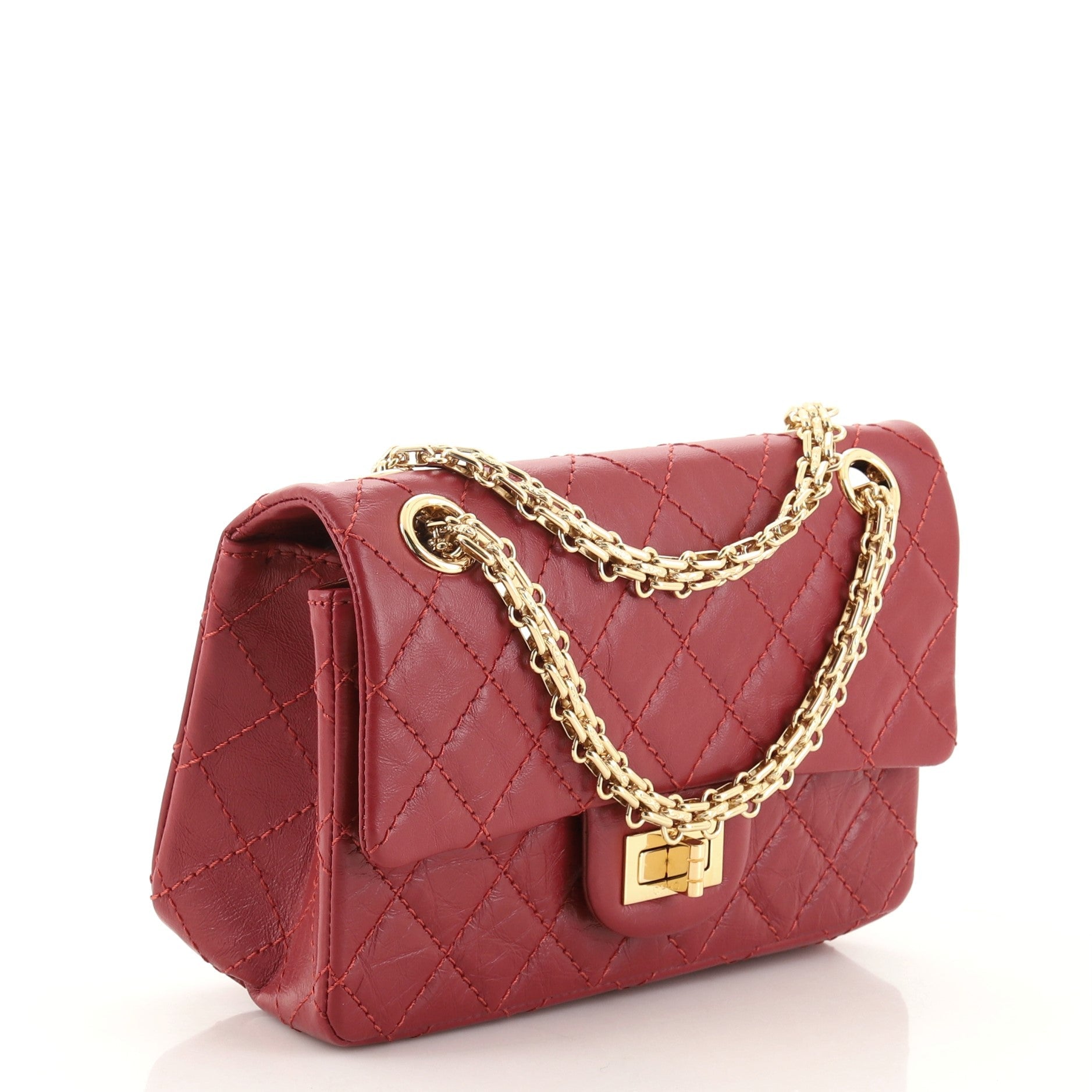 Reissue 2.55 Flap Bag Quilted Aged Calfskin Mini