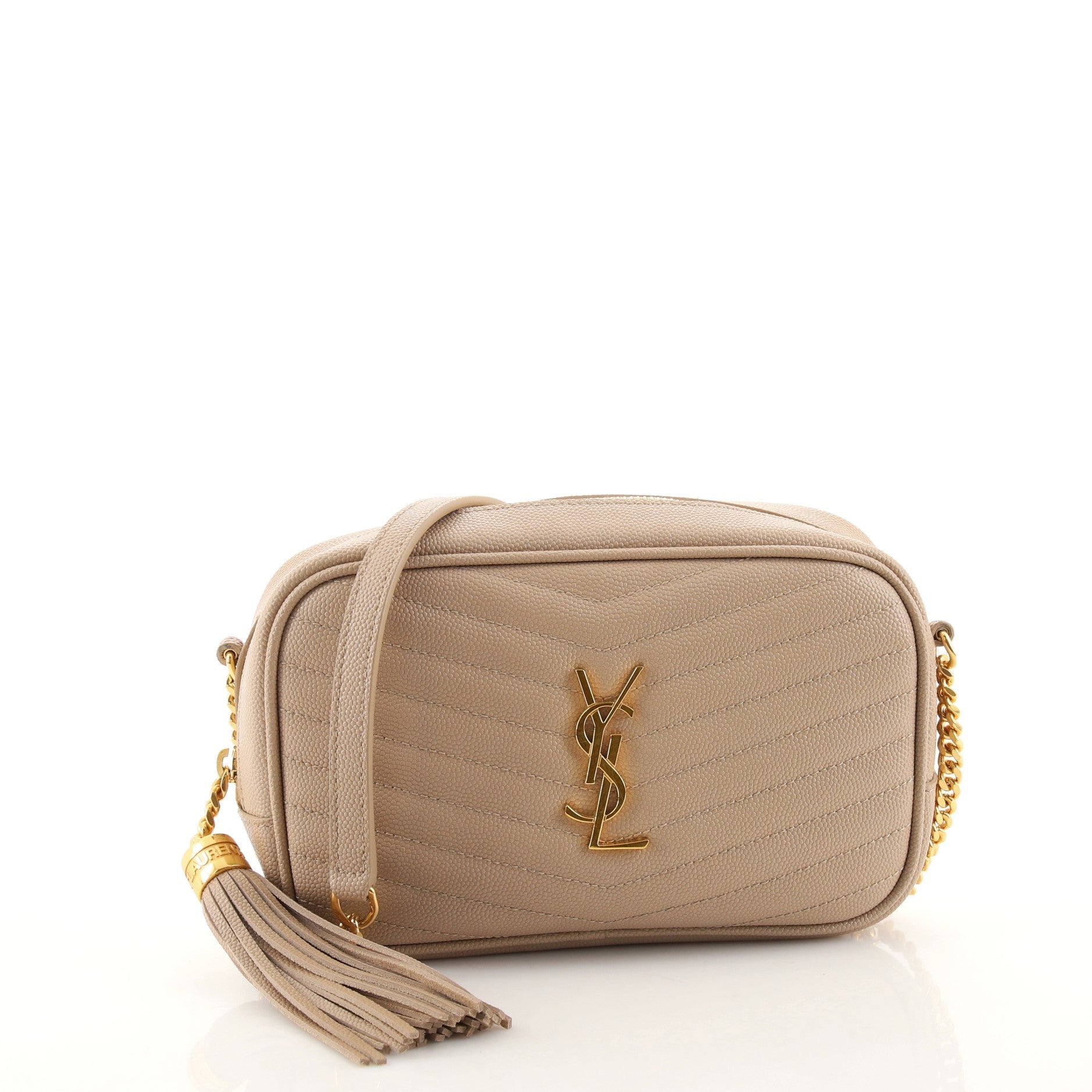 Lou Camera Bag Matelasse Chevron Leather Mini