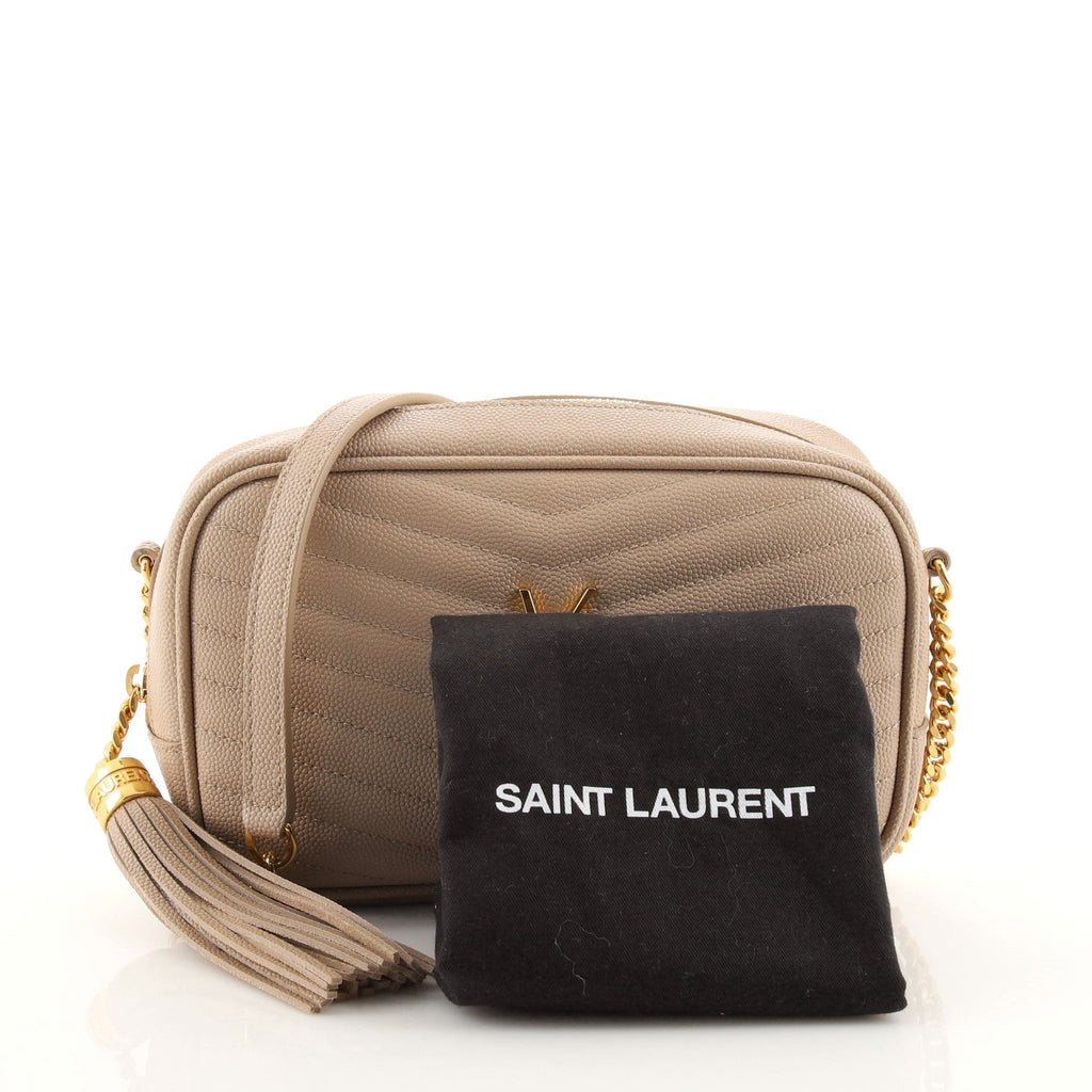 Lou Camera Bag Matelasse Chevron Leather Mini