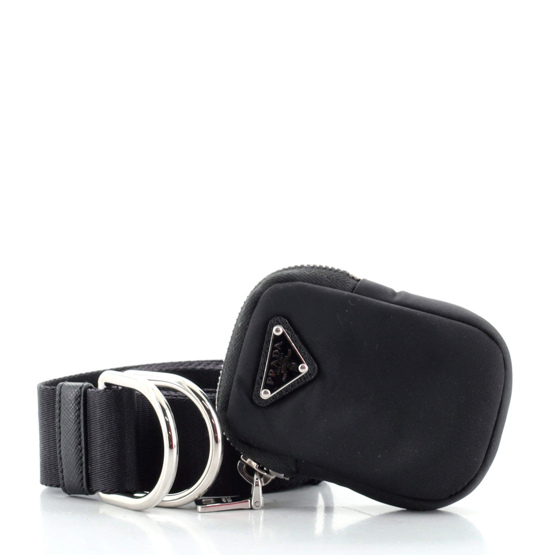 Logo Single Pouch Belt Nylon 90