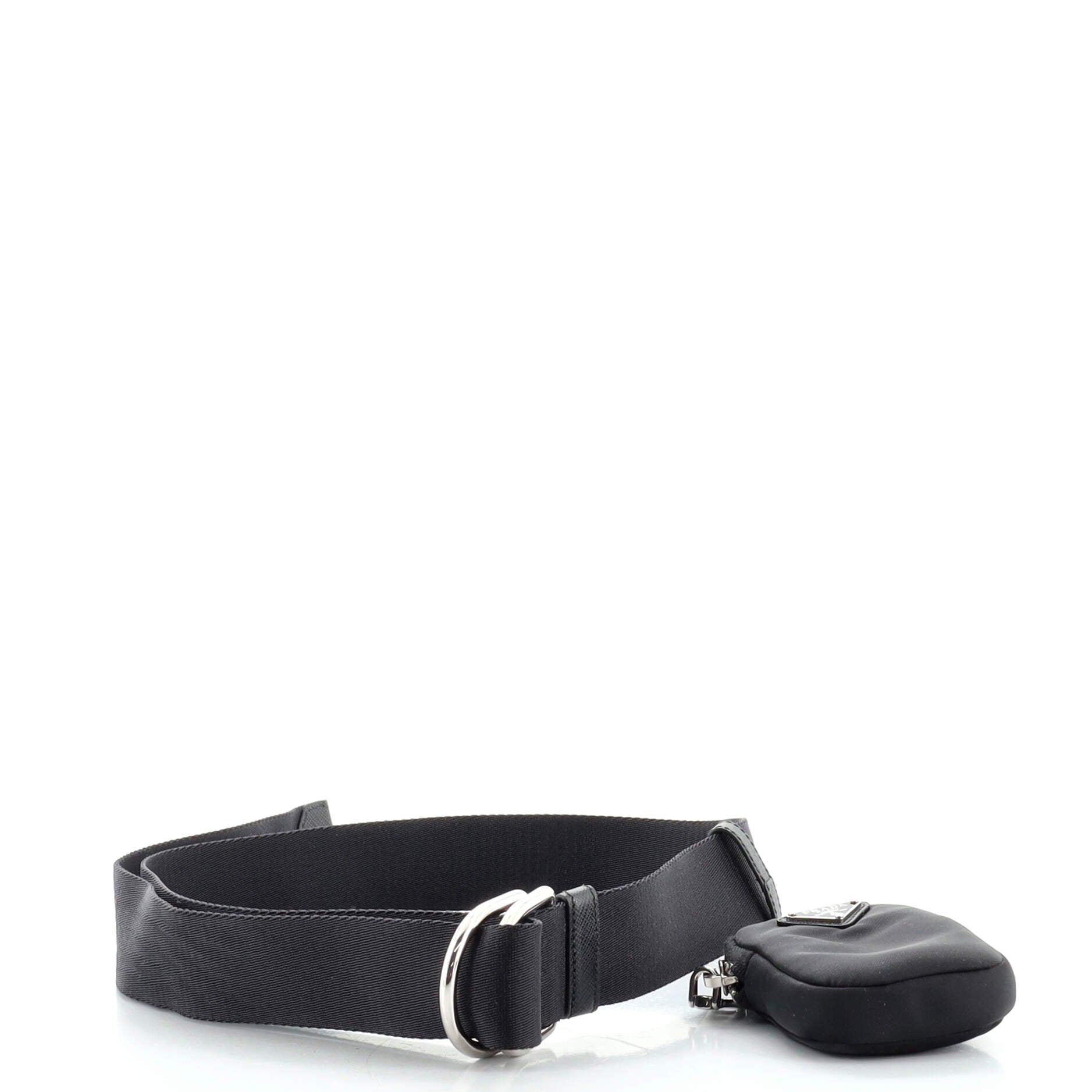 Logo Single Pouch Belt Nylon 90