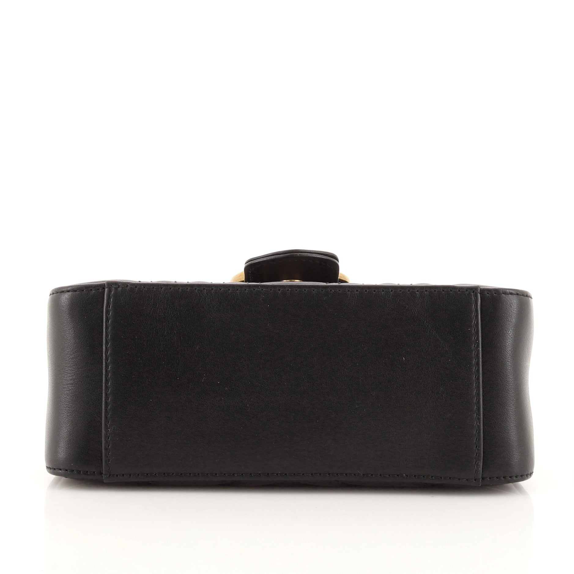 GG Marmont Top Handle Flap Bag Matelasse Leather Mini