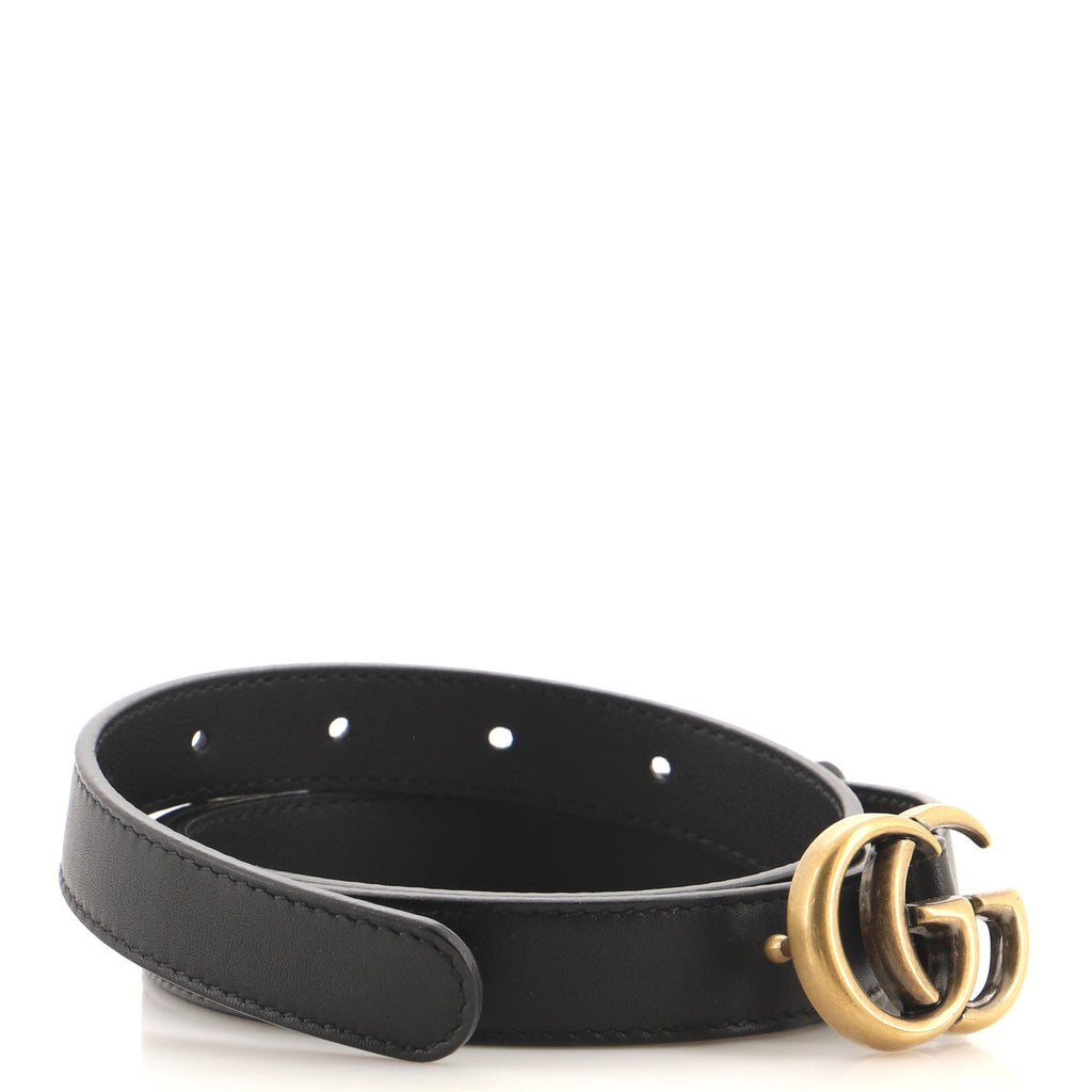 GG Marmont Belt Leather Thin 80