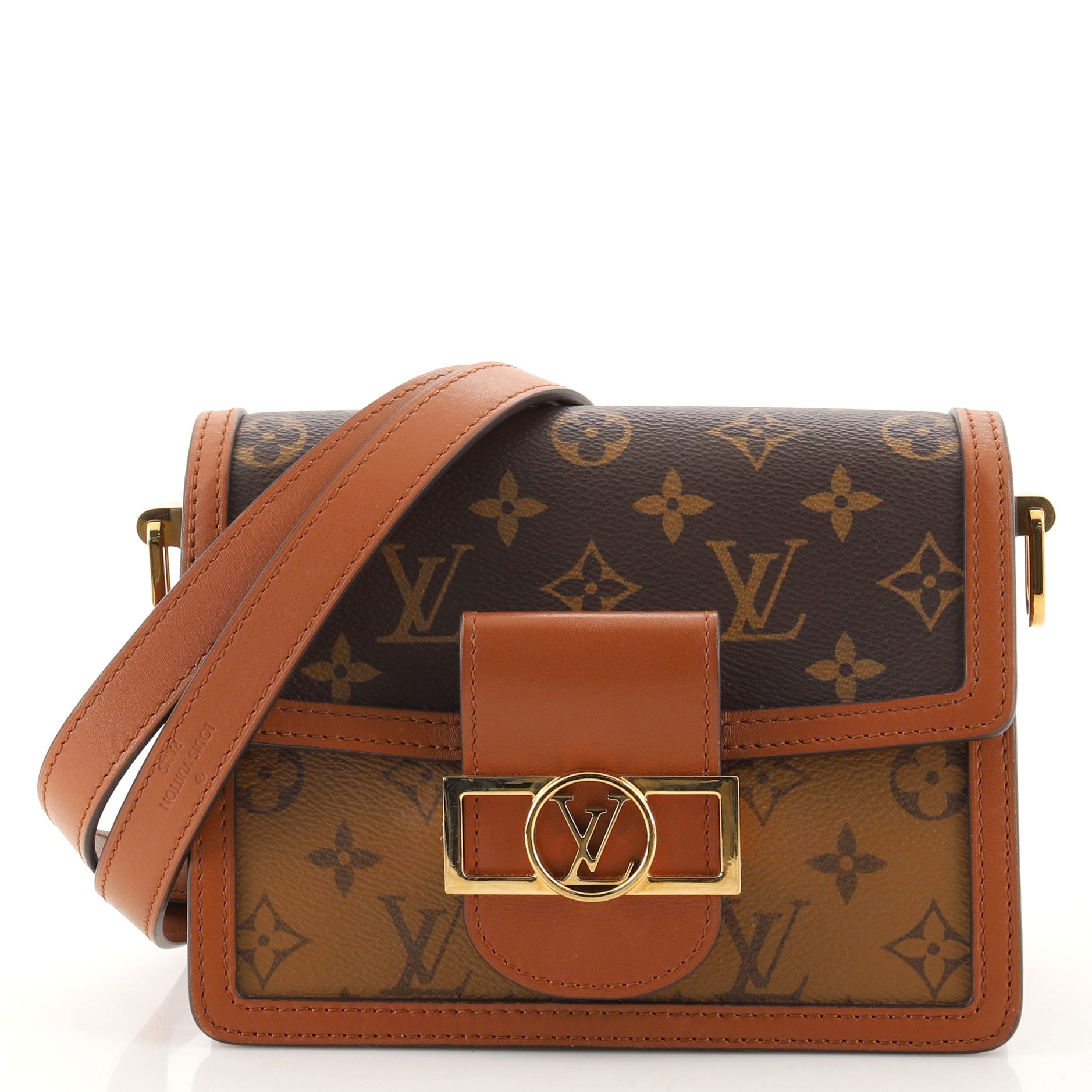 Dauphine Shoulder Bag Reverse Monogram Canvas Mini