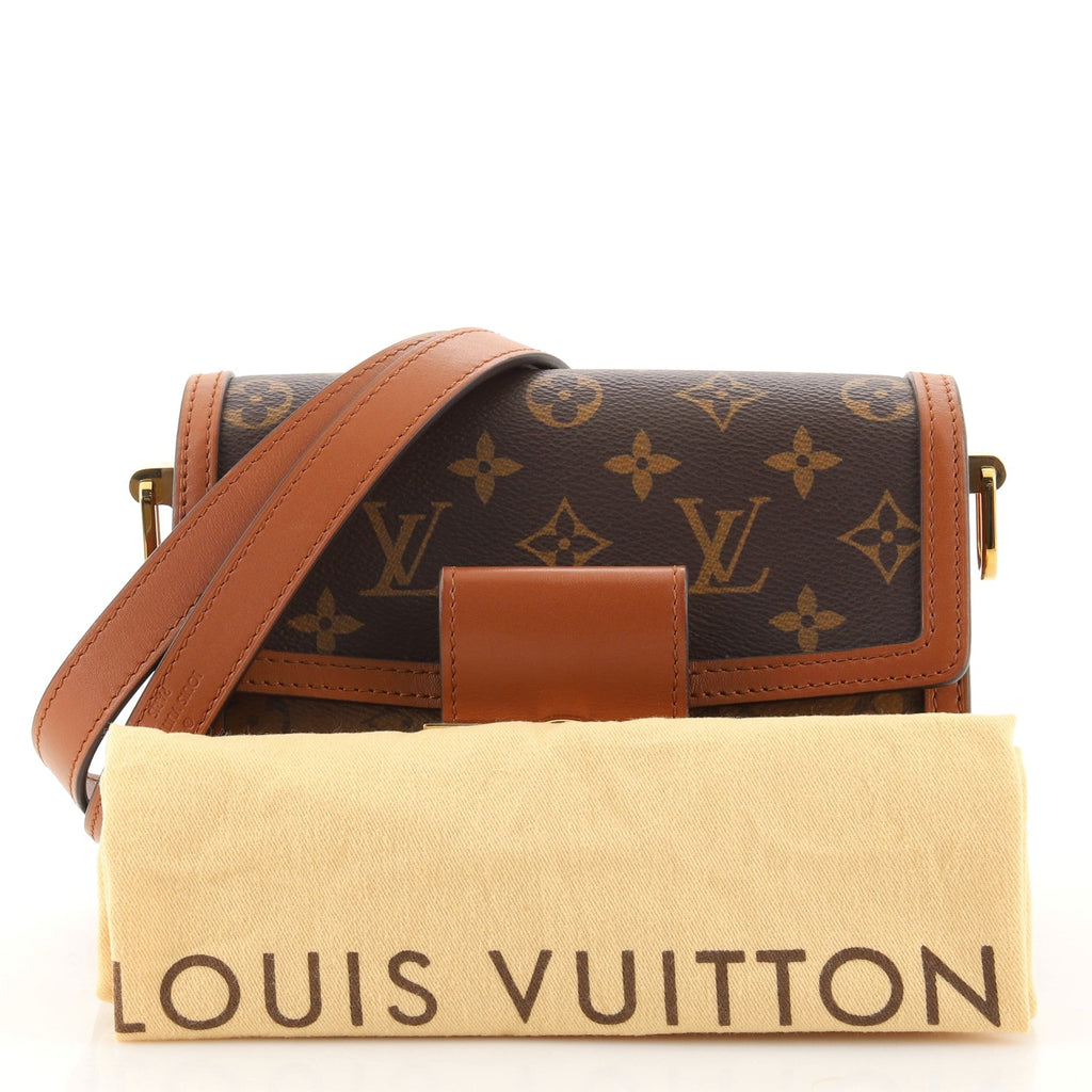 Dauphine Shoulder Bag Reverse Monogram Canvas Mini