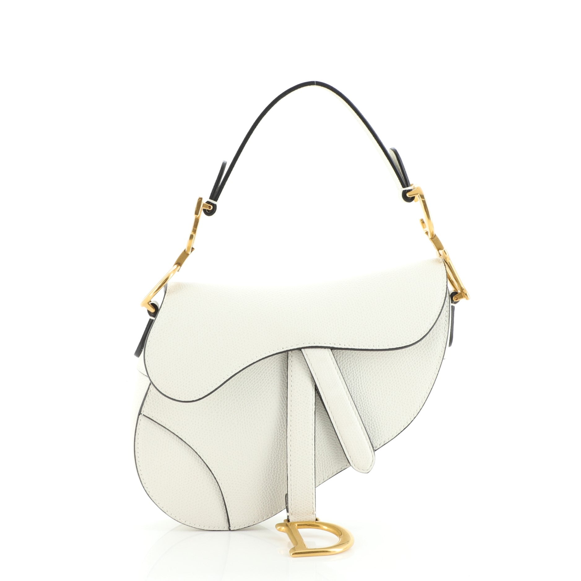 Saddle Handbag Leather Mini