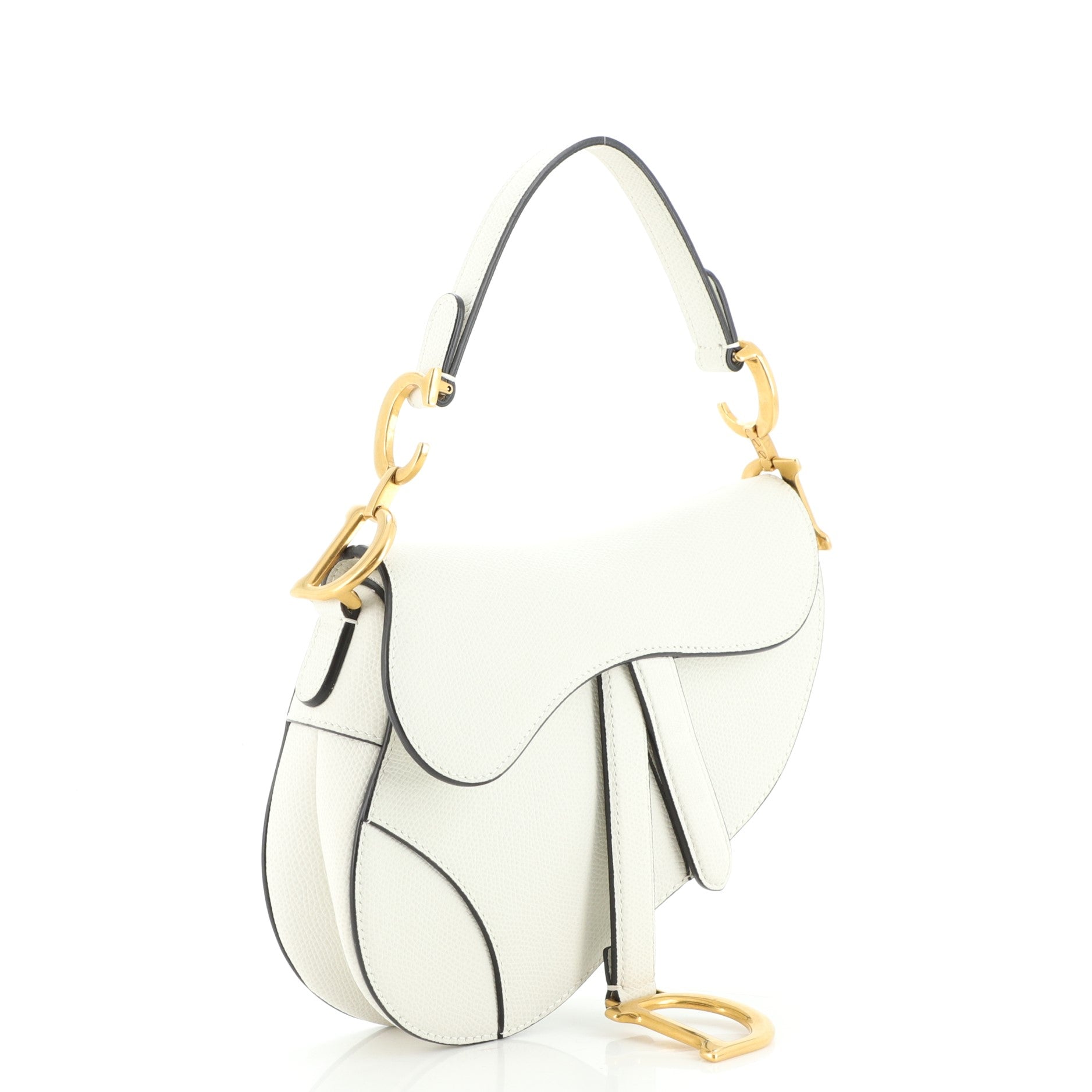 Saddle Handbag Leather Mini