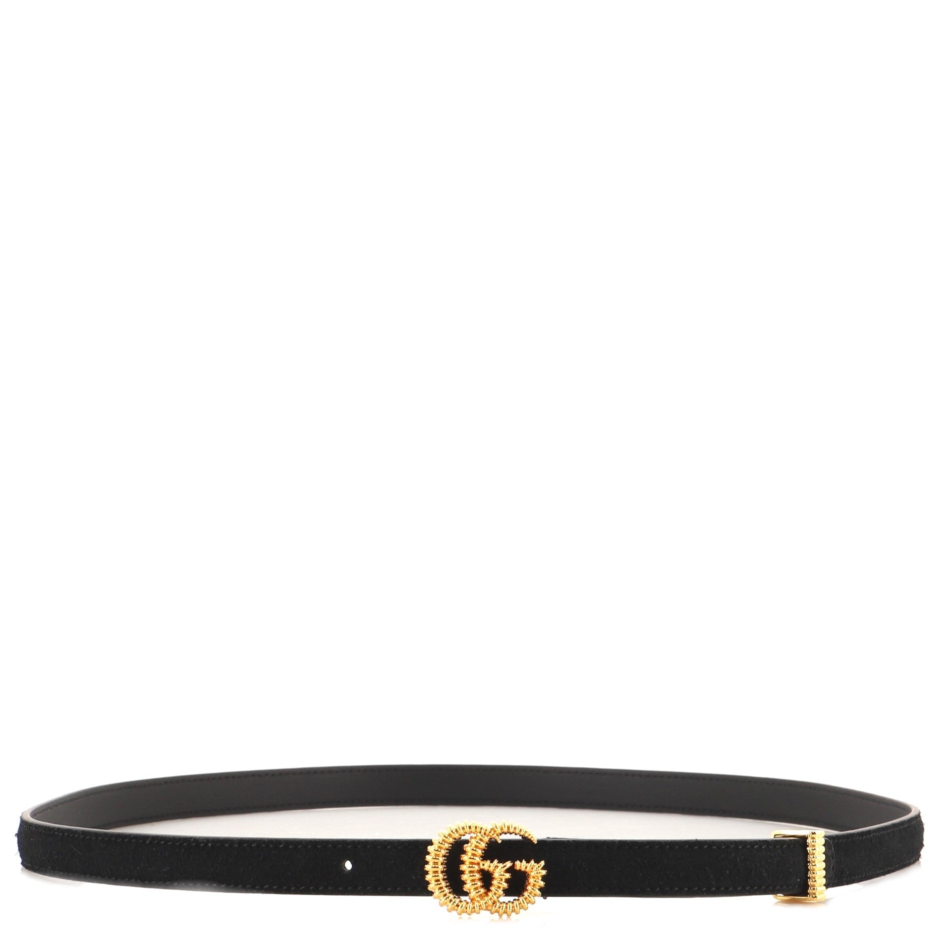 GG Torchon Belt Suede Thin 90