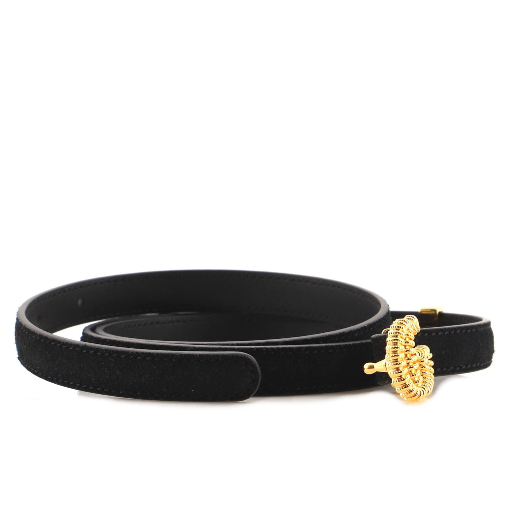 GG Torchon Belt Suede Thin 90