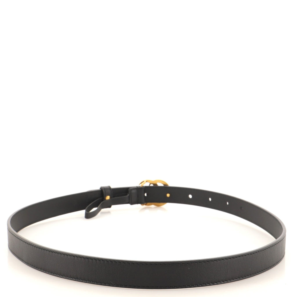 GG Marmont Belt Leather Thin 80