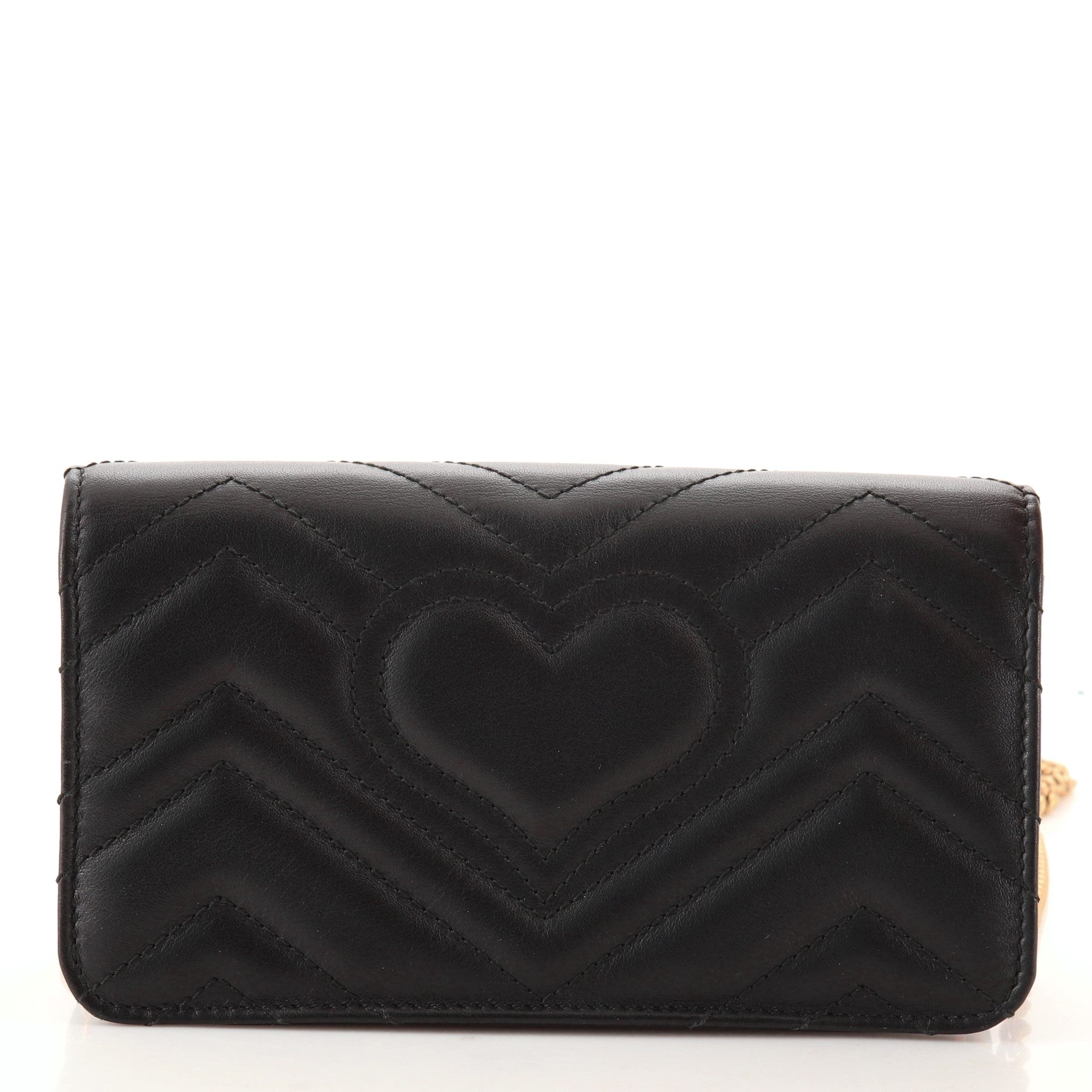 GG Marmont Chain Flap Bag Matelasse Leather Mini