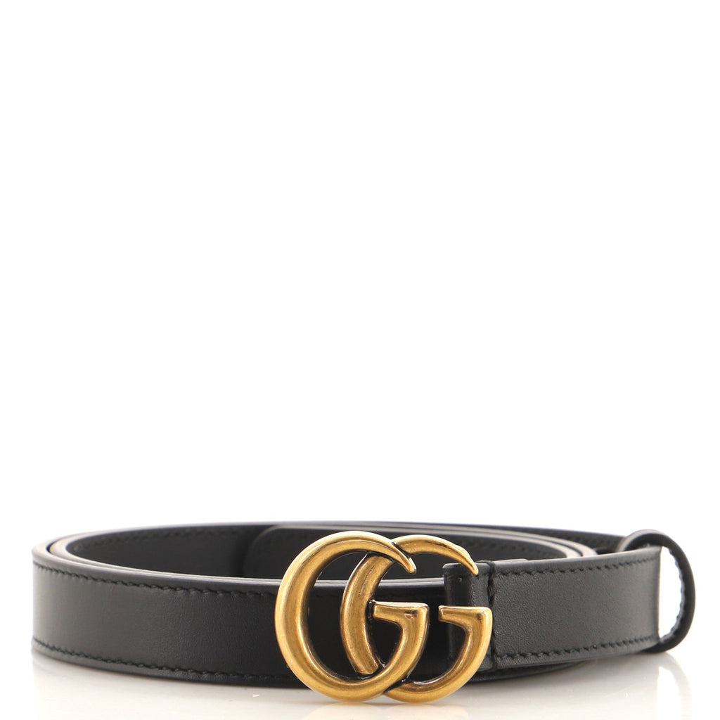 GG Marmont Belt Leather Thin 75
