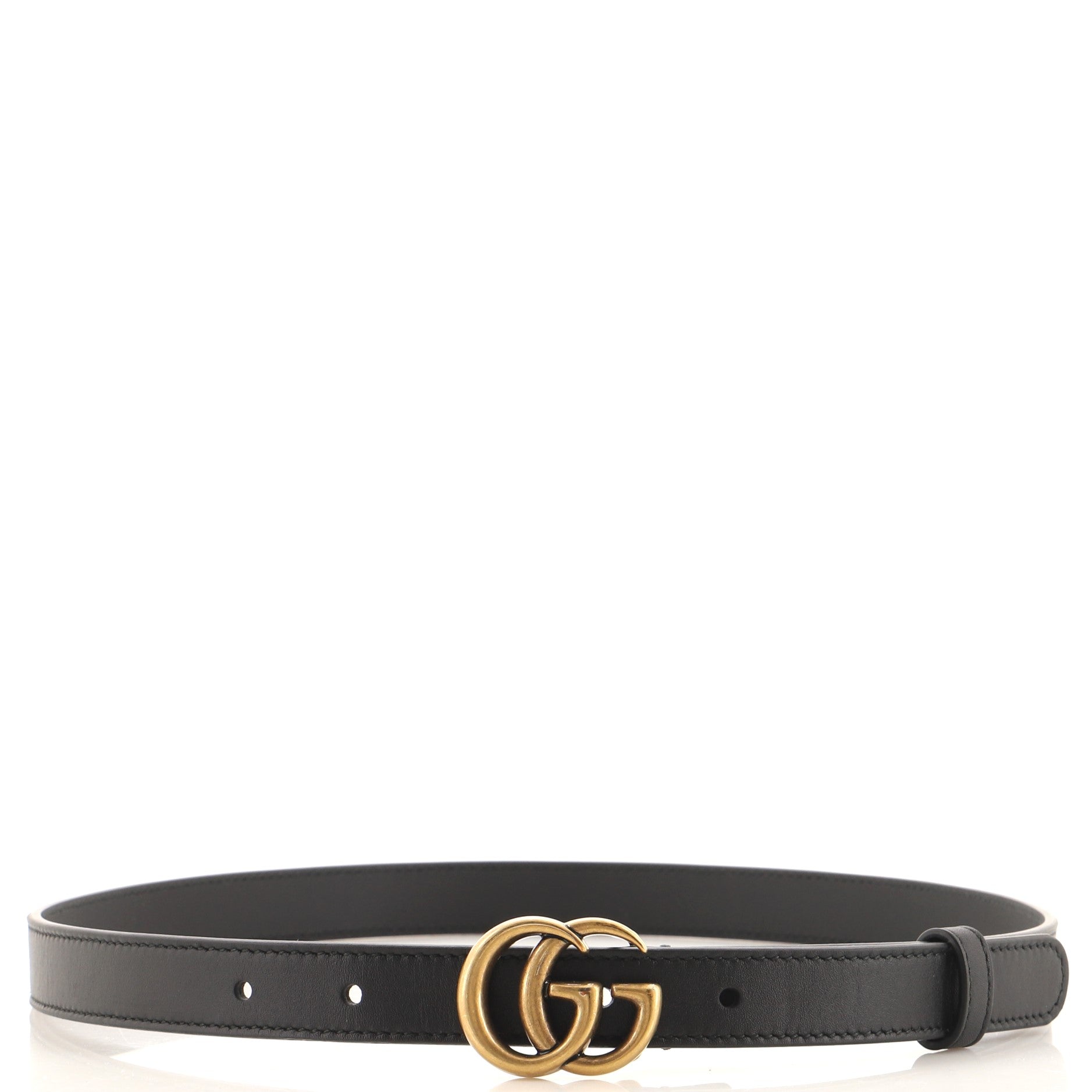 GG Marmont Belt Leather Thin 75