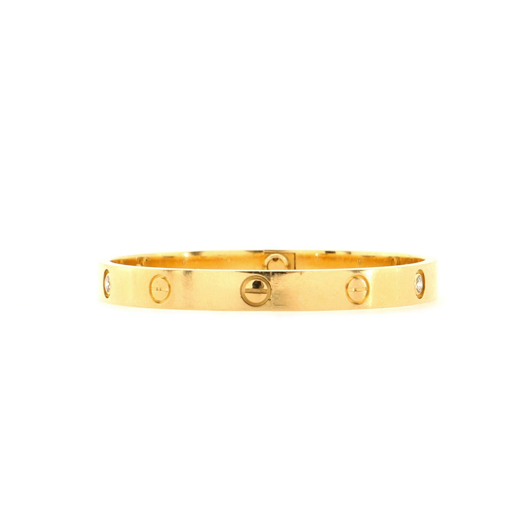 Love 4 Diamond Bracelet 18K Yellow Gold with Diamonds