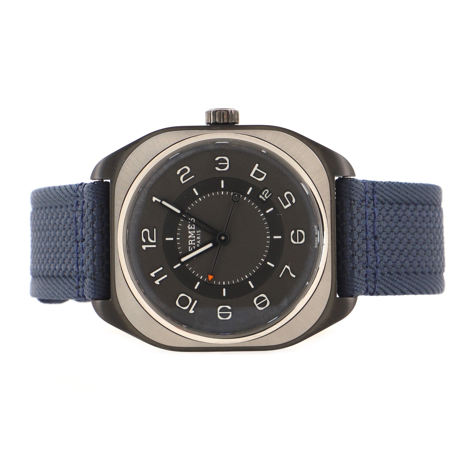 H08 Automatic Watch DLC Titanium and Nylon 39