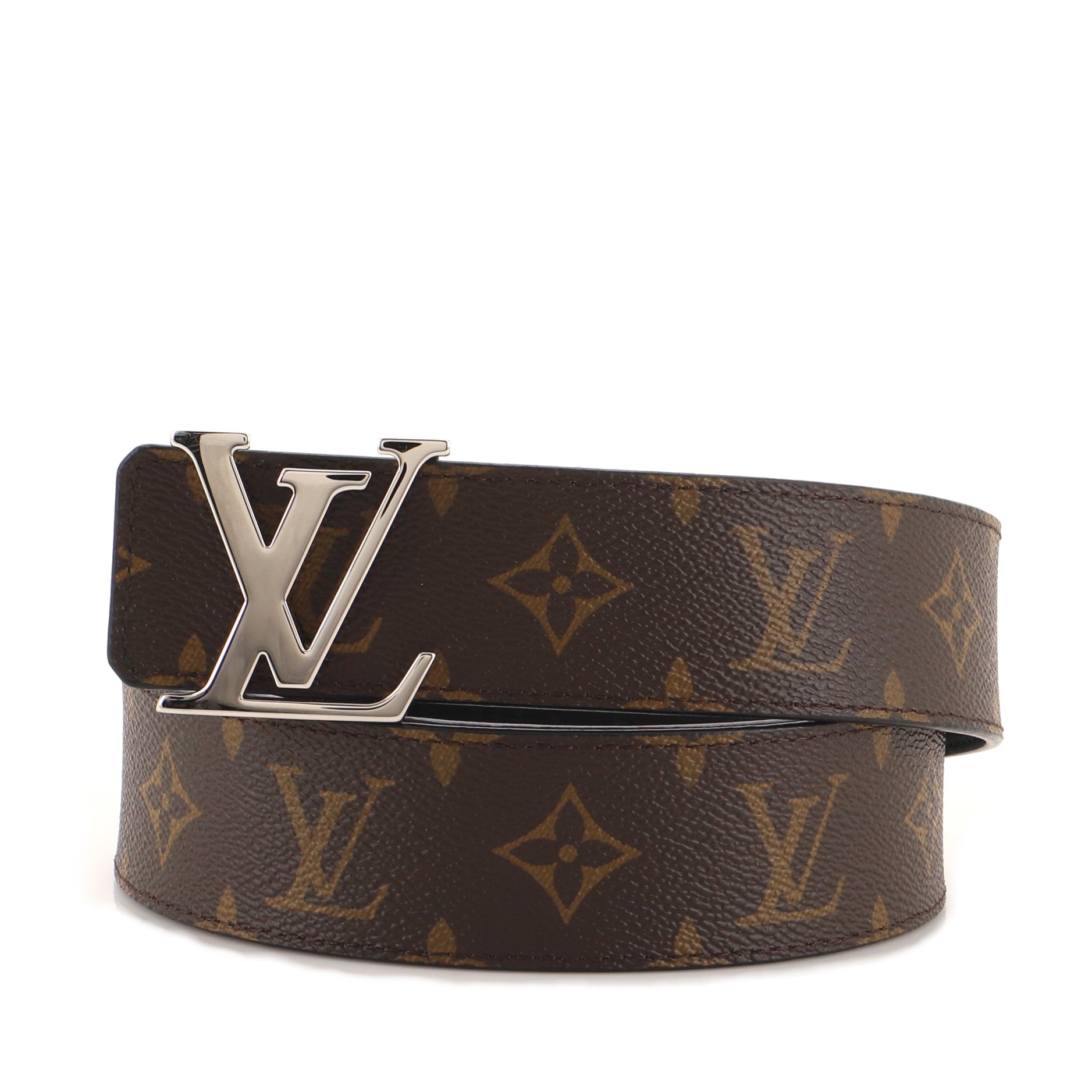 LV Initiales Reversible Belt Monogram Canvas and Leather Medium 100
