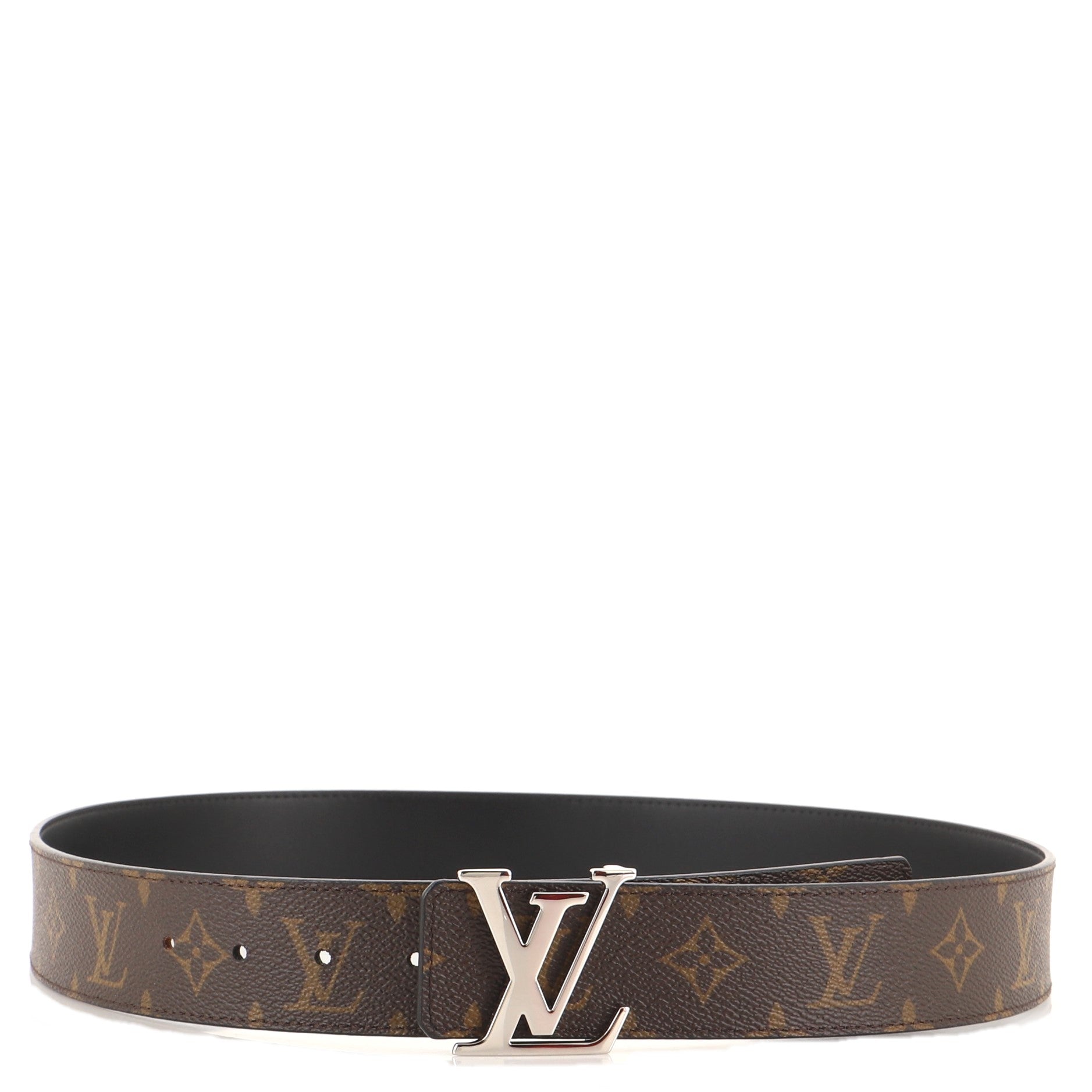 LV Initiales Reversible Belt Monogram Canvas and Leather Medium 100