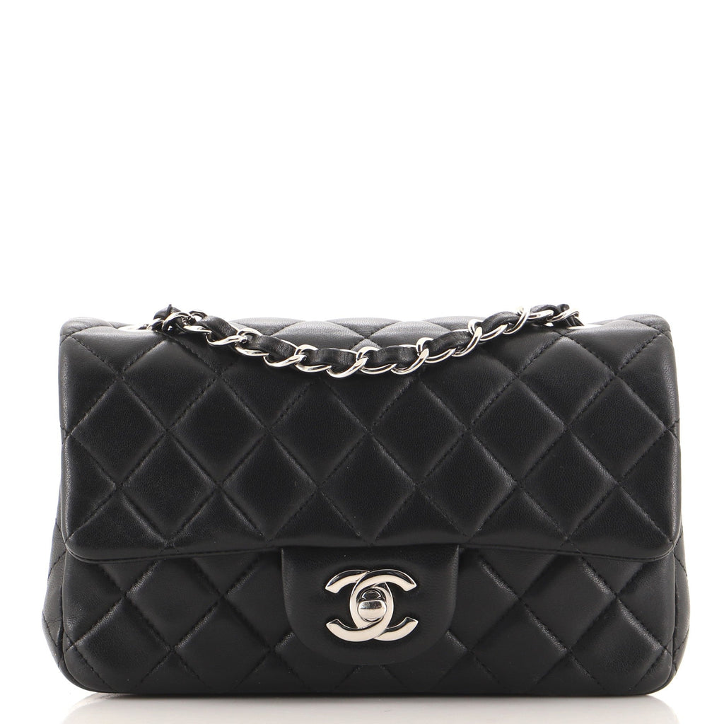 Classic Single Flap Bag Quilted Lambskin Mini