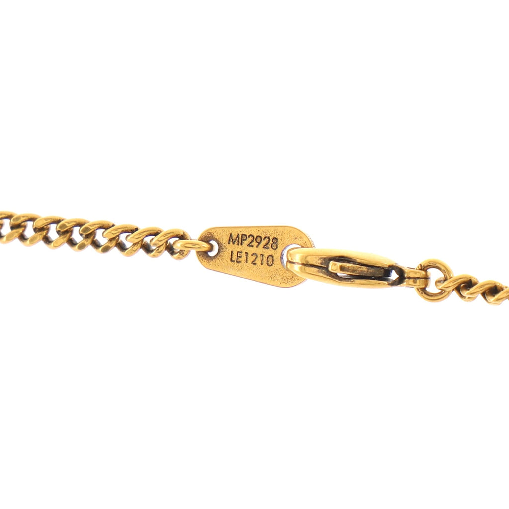 LV Friends Pendant Necklace Metal and Enamel