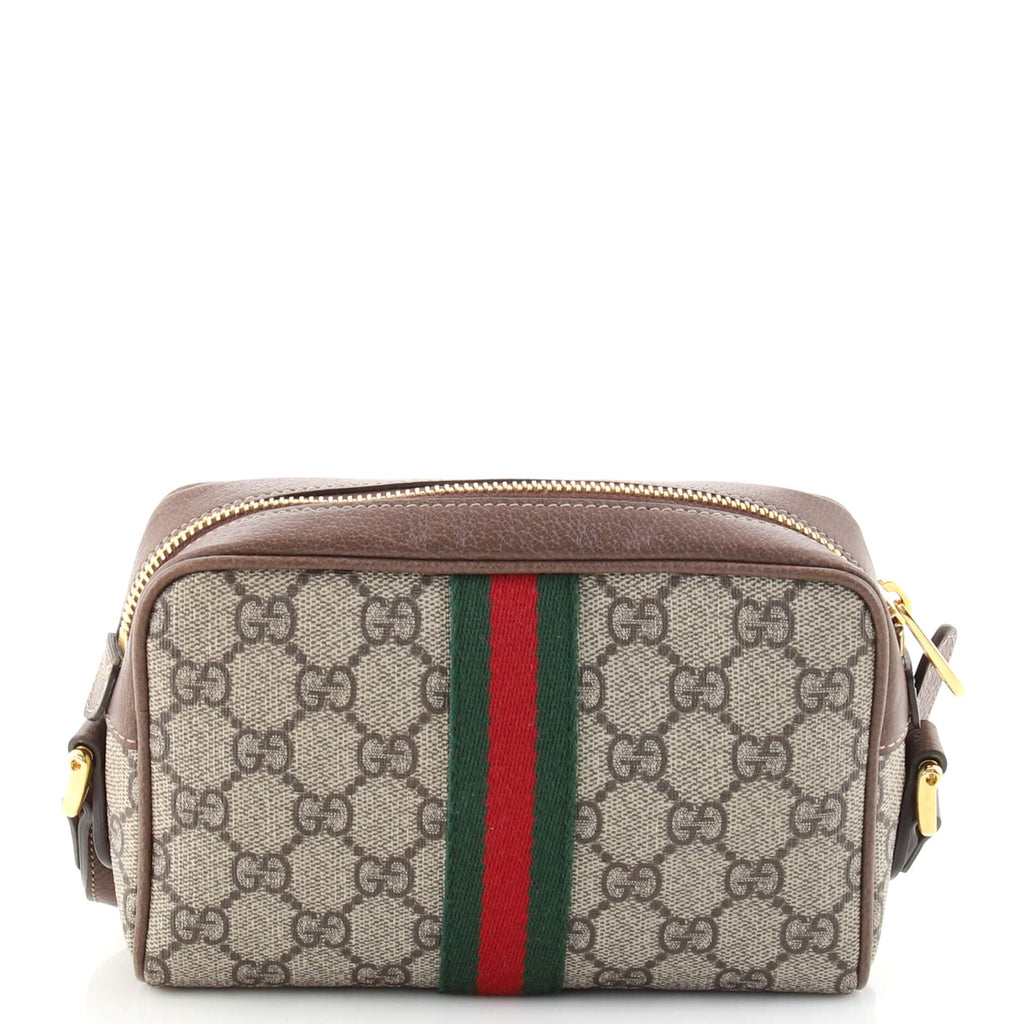 Ophidia Shoulder Bag GG Coated Canvas Mini