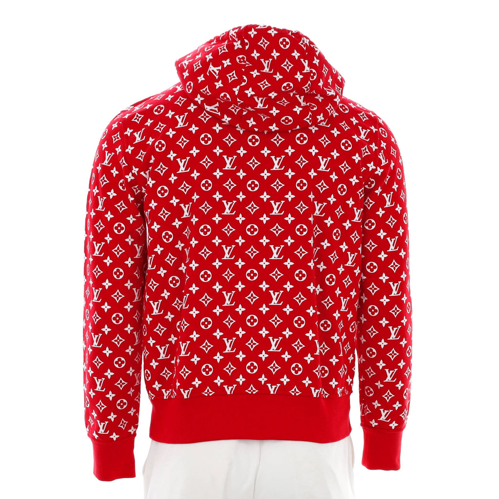 Men's Box Logo Hoodie Limited Edition Supreme Monogram Cotton Blend