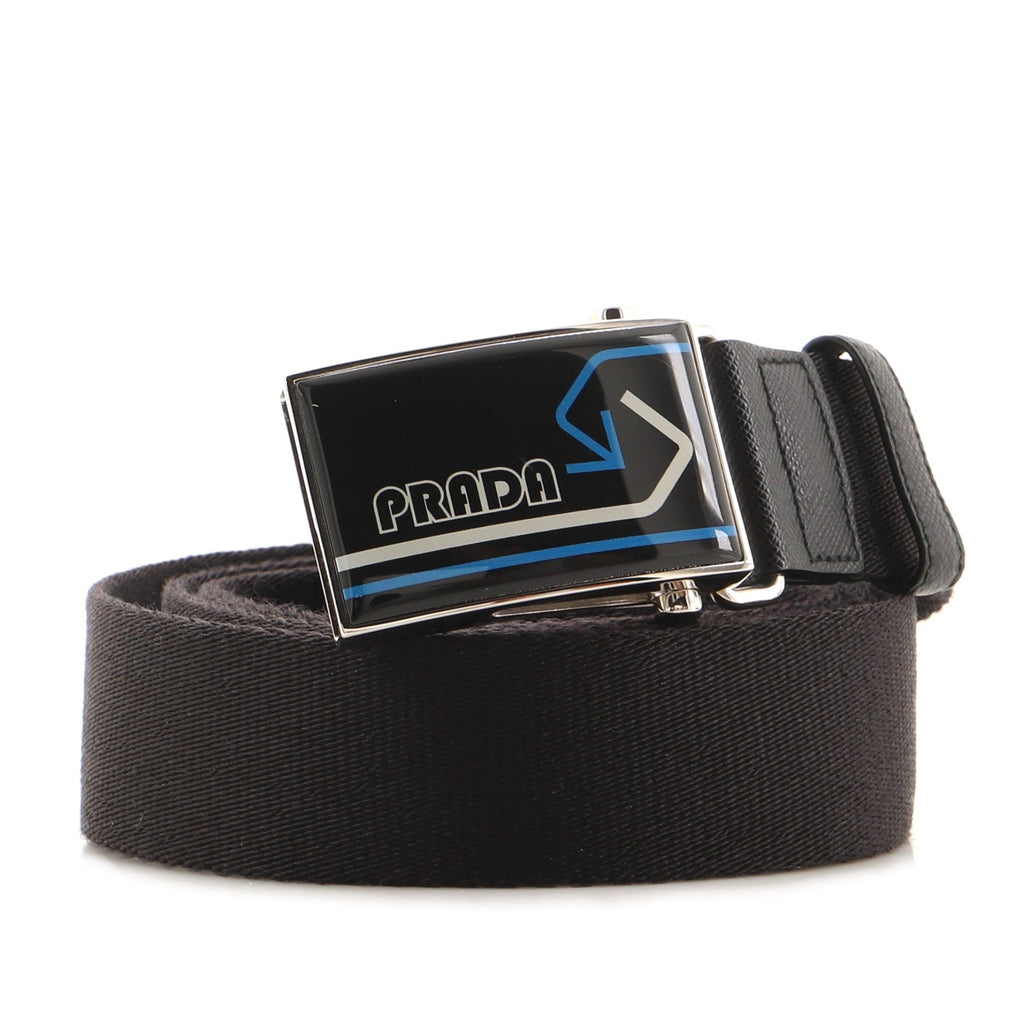 Logo Buckle Belt Nylon 95