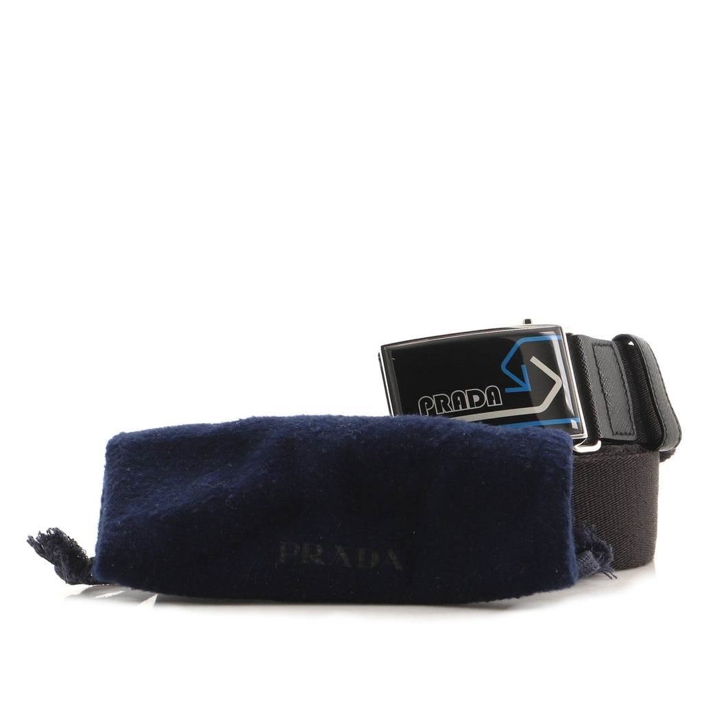 Logo Buckle Belt Nylon 95