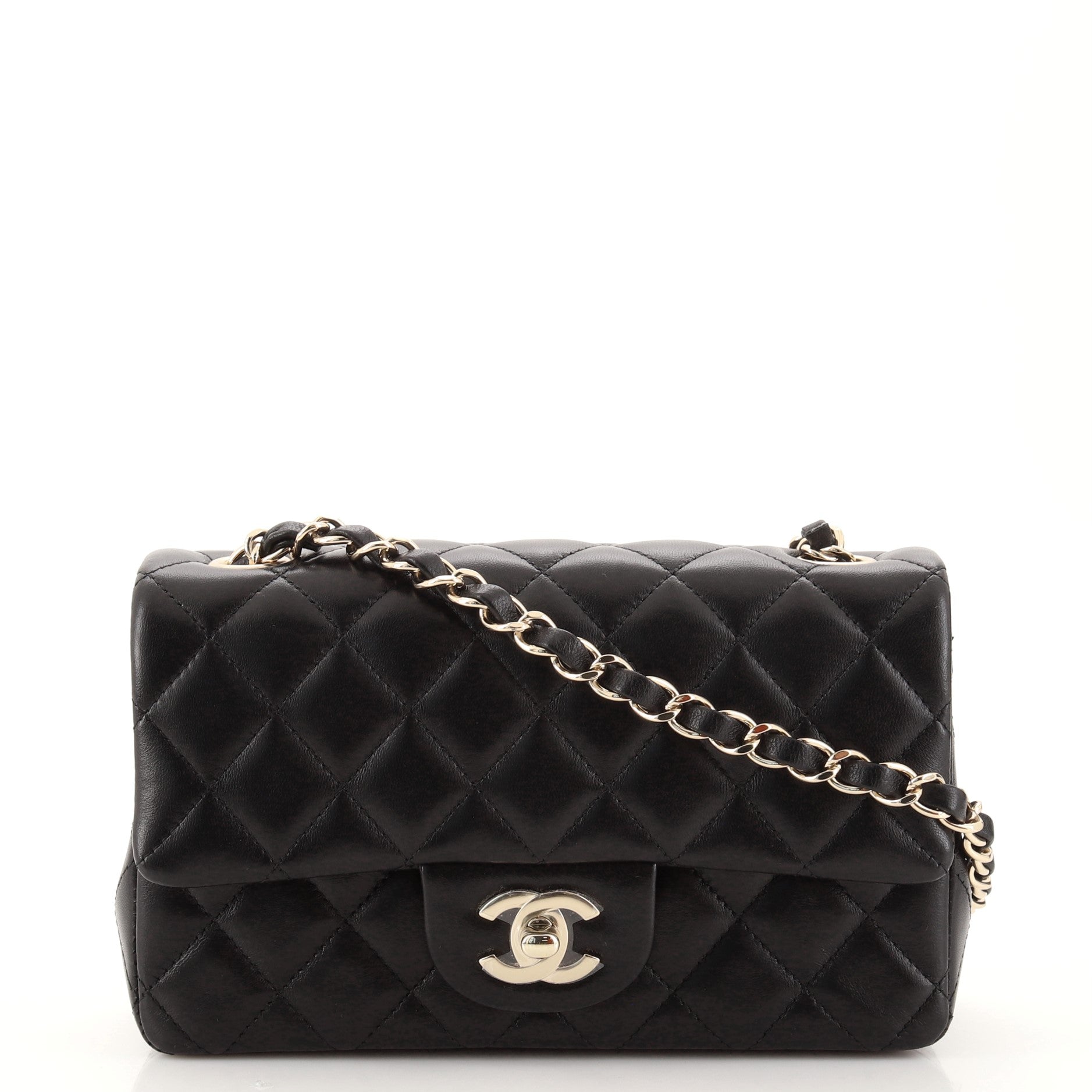 Classic Single Flap Bag Quilted Lambskin Mini