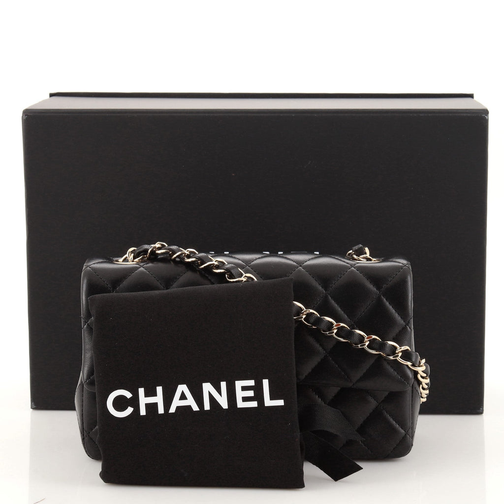 Classic Single Flap Bag Quilted Lambskin Mini