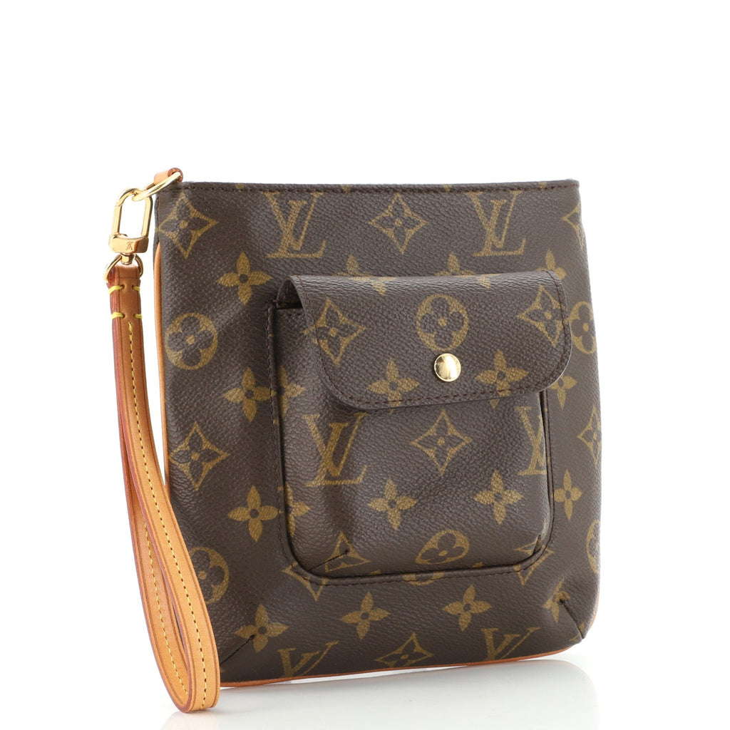 Partition Wristlet Clutch Monogram Canvas