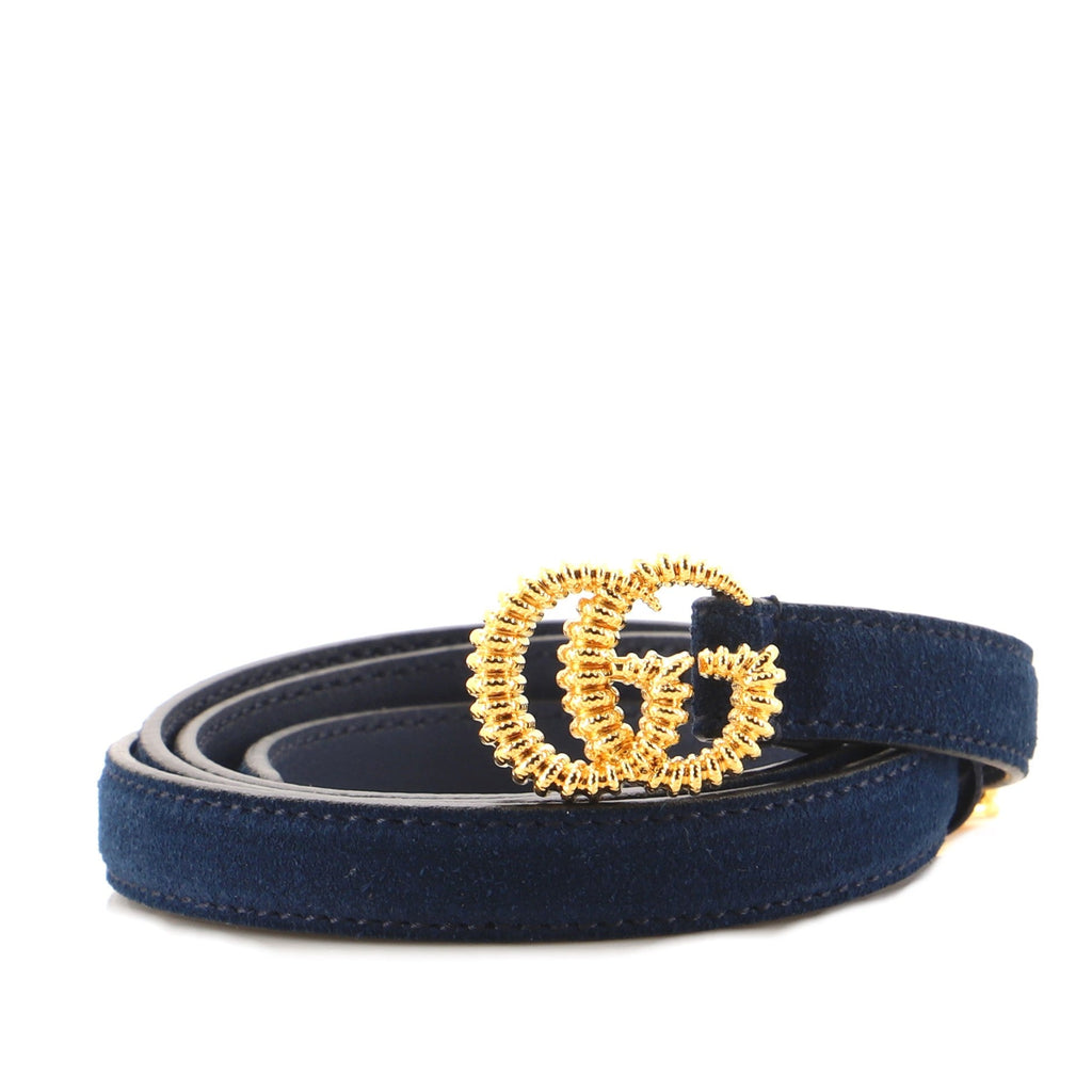 Torchon GG Marmont Belt Suede Thin 90