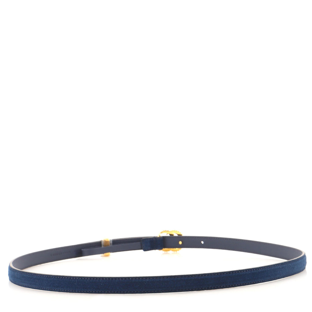 Torchon GG Marmont Belt Suede Thin 90