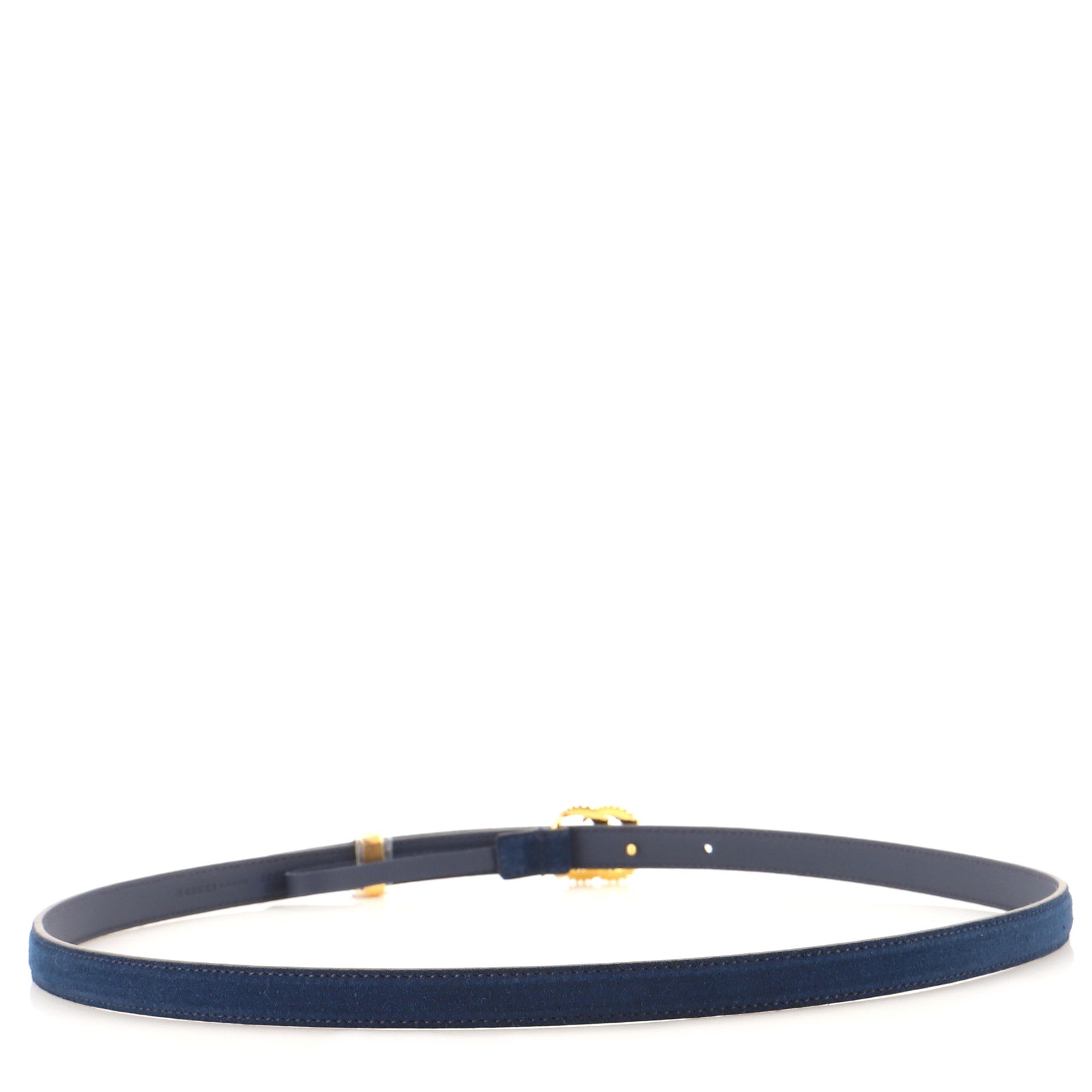 Torchon GG Marmont Belt Suede Thin 90