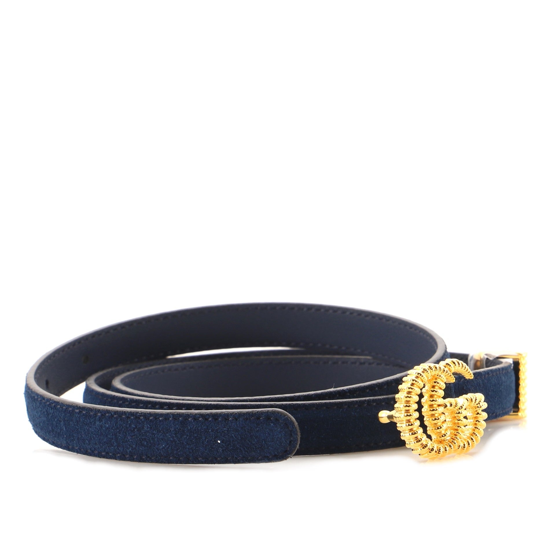 Torchon GG Marmont Belt Suede Thin 90