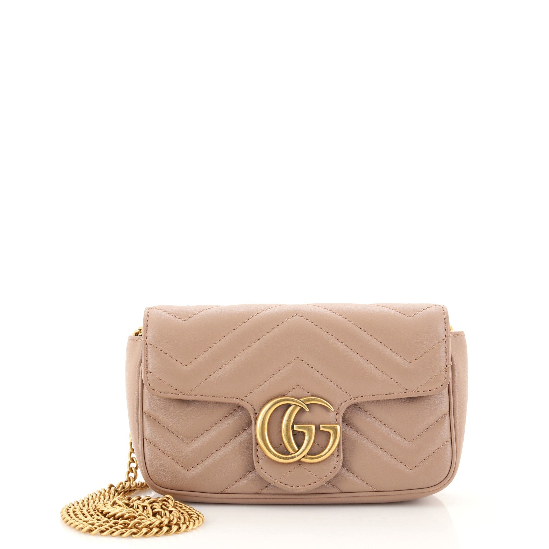 GG Marmont Flap Bag Matelasse Leather Super Mini