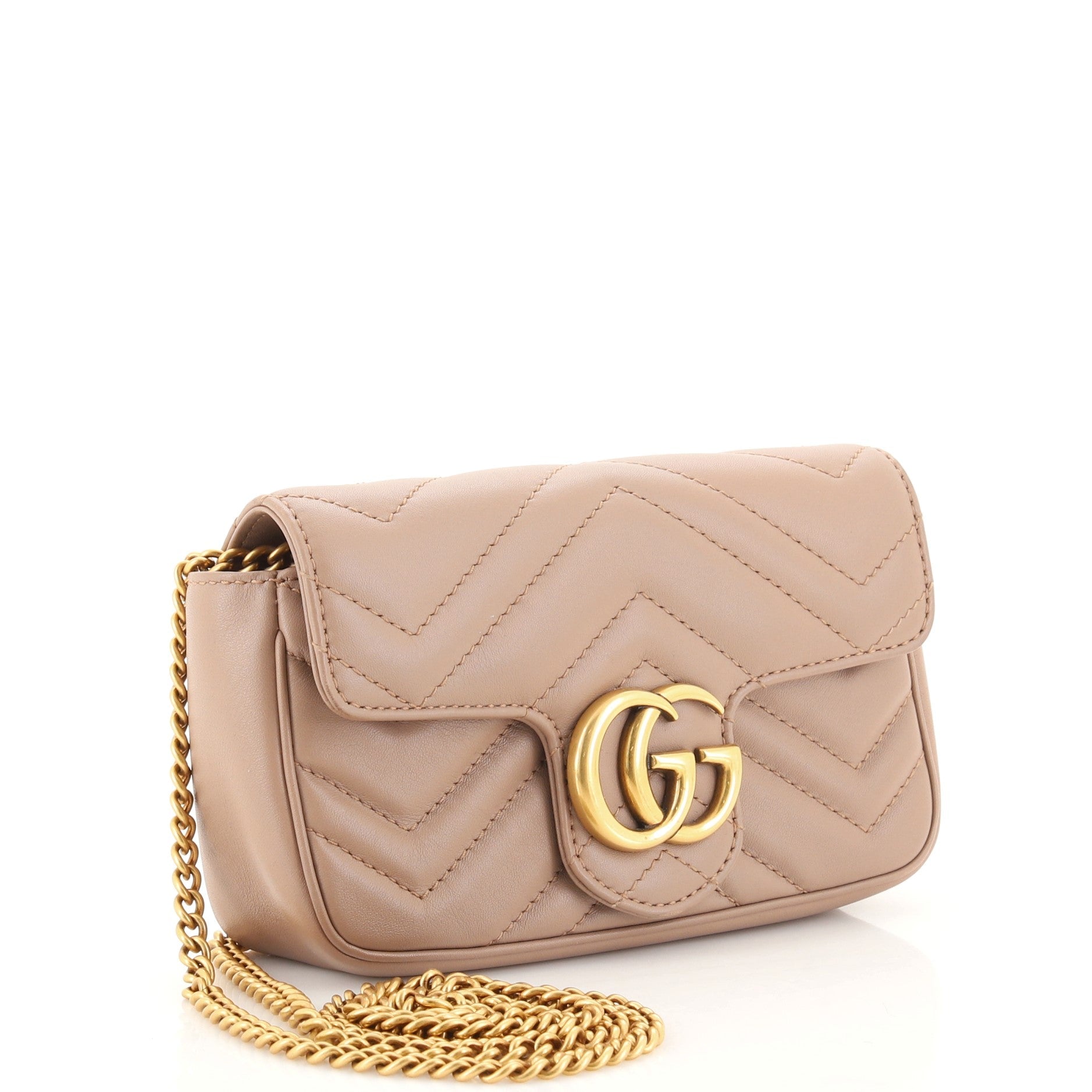GG Marmont Flap Bag Matelasse Leather Super Mini