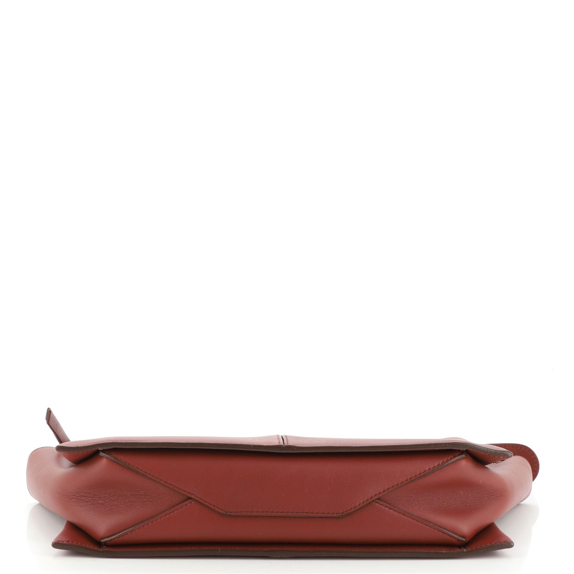 Tri-Fold Clutch on Chain Smooth Leather