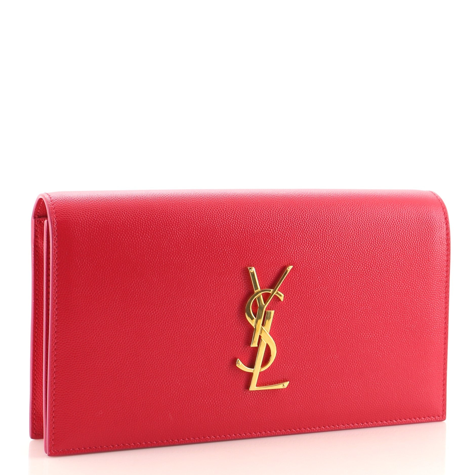 Classic Monogram Clutch Leather Long
