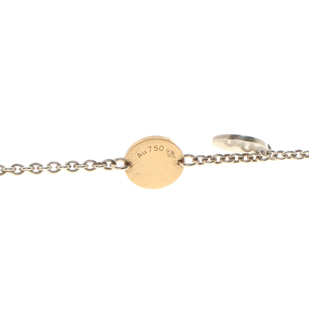 Confetti Long Necklace Sterling Silver and 18K Rose Gold