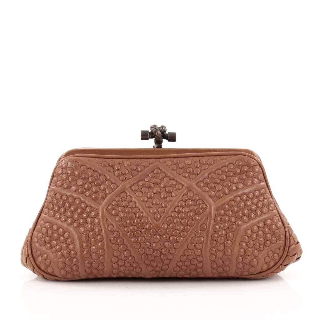 San Marco Knot Clutch Stitched Nappa Leather Medium