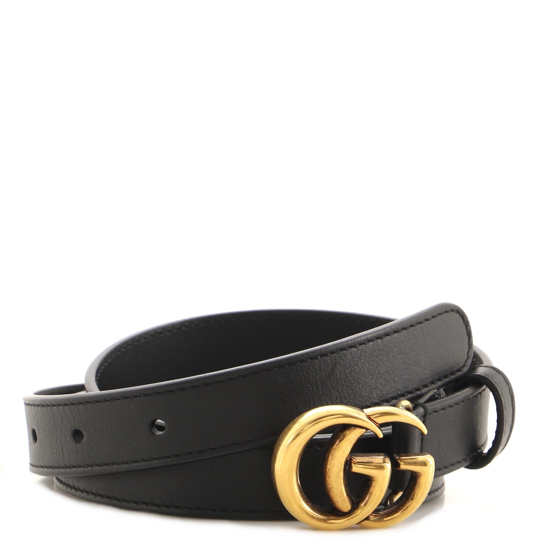 GG Marmont Belt Leather Thin 85