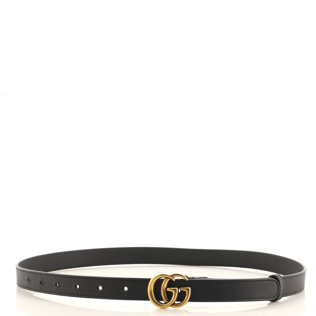 GG Marmont Belt Leather Thin 85