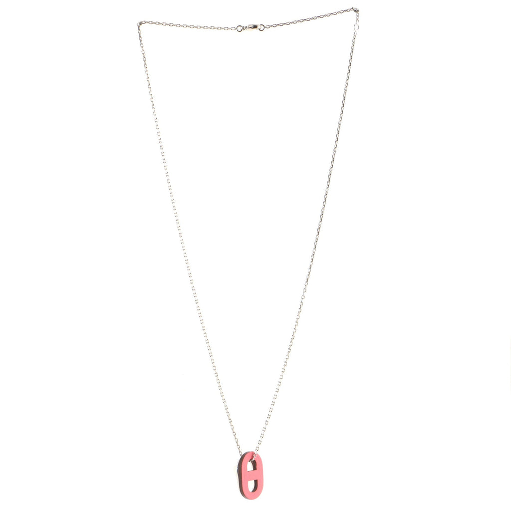 O'Maillon Pendent Necklace Metal and Leather