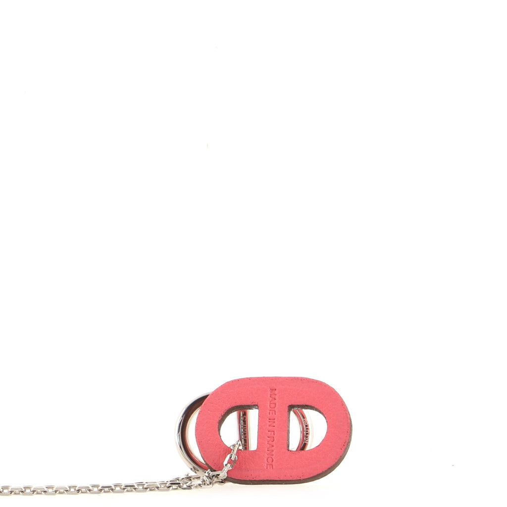 O'Maillon Pendent Necklace Metal and Leather