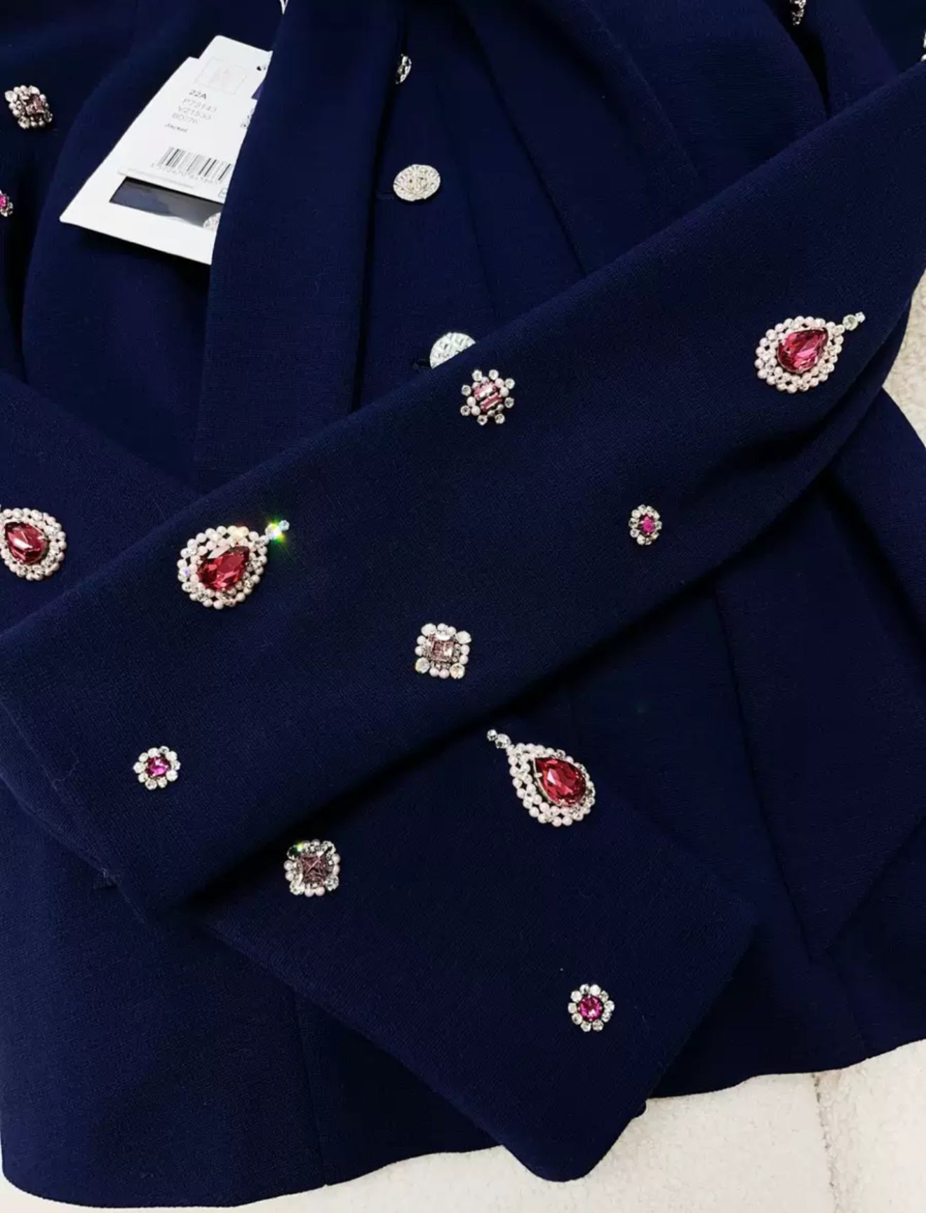 Chanel 22A Navy Blue Jacket
