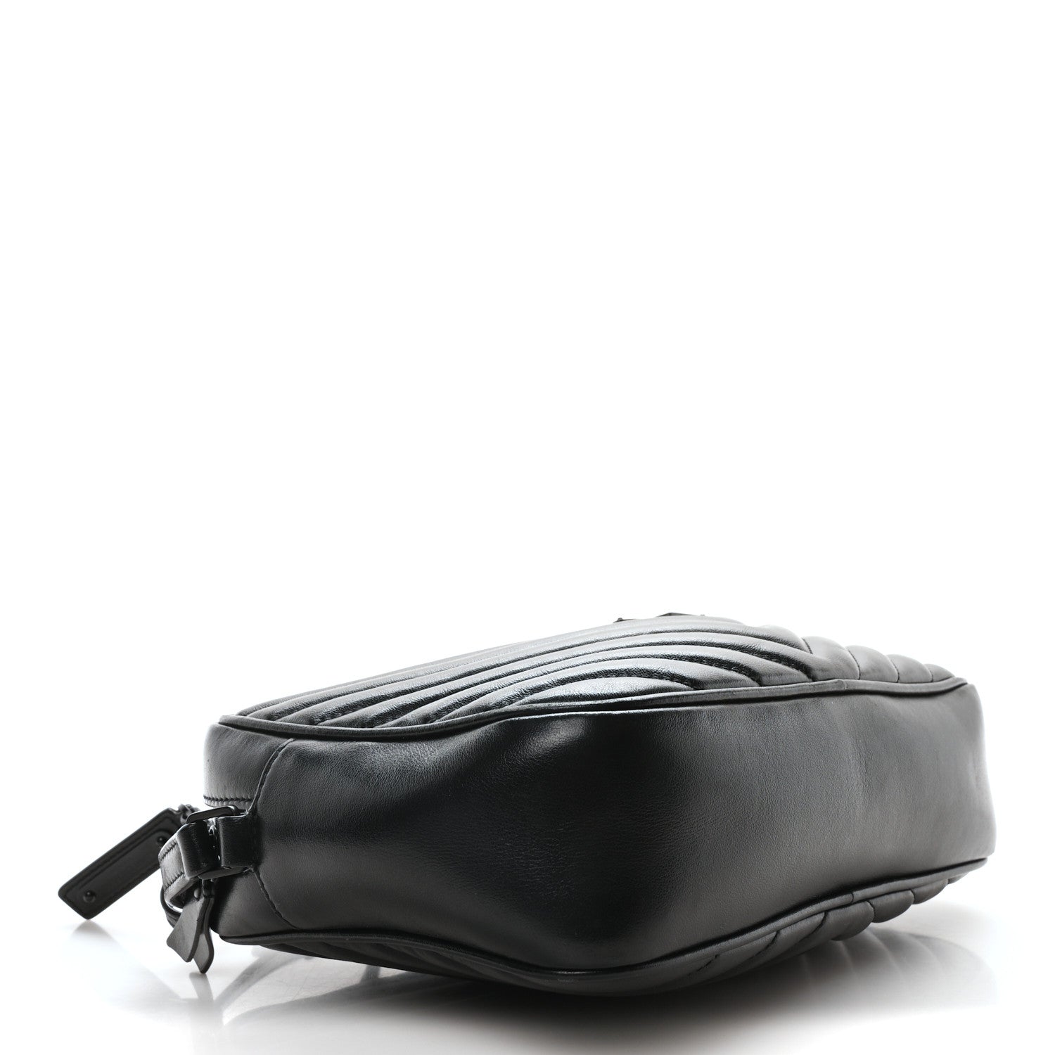 Calfskin Matelasse Monogram Monochrome Lou Camera Bag Black